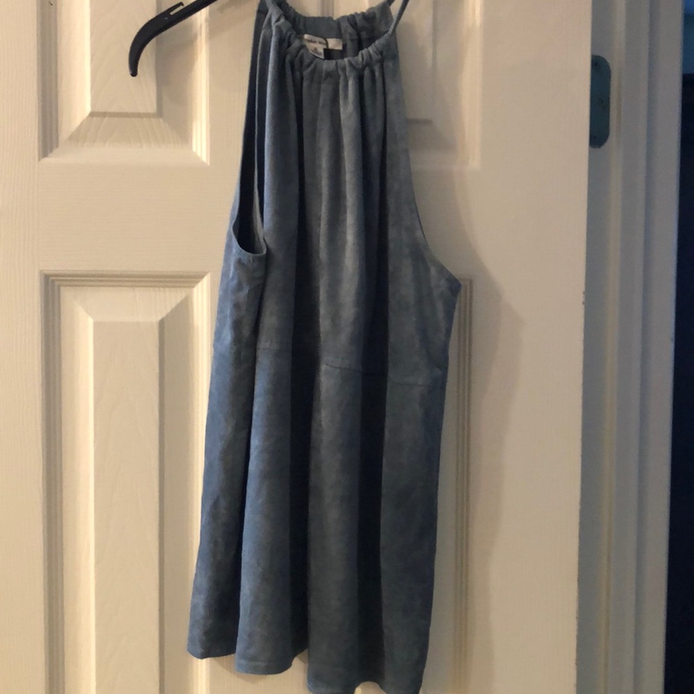 Maxstudio halter top Dusk blue